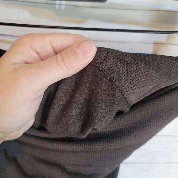 ONE5ONE BROWN FLEECE LINED LEGGINGS, sz SMALL/MEDIUM - Picture 5 of 9